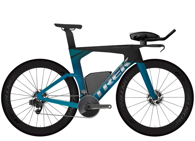 Trek Speed Concept SLR Triathlon Bike in Mulsanne Blue/Trek Black