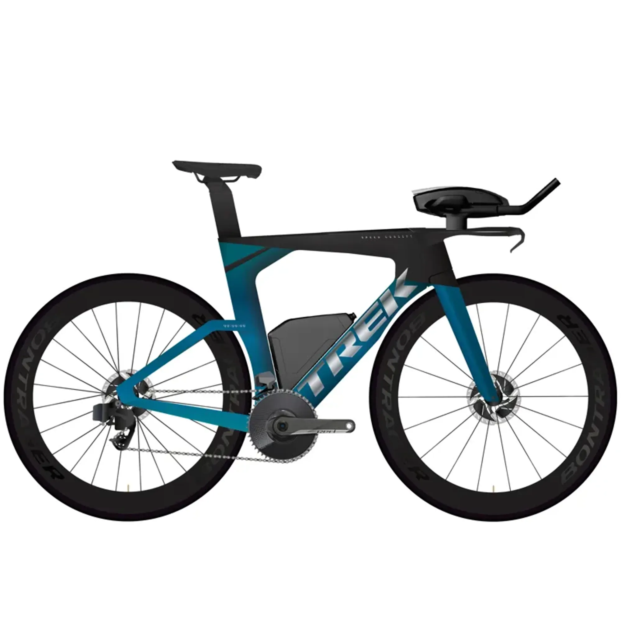 Trek Speed Concept SLR Triathlon Bike in Mulsanne Blue/Trek Black