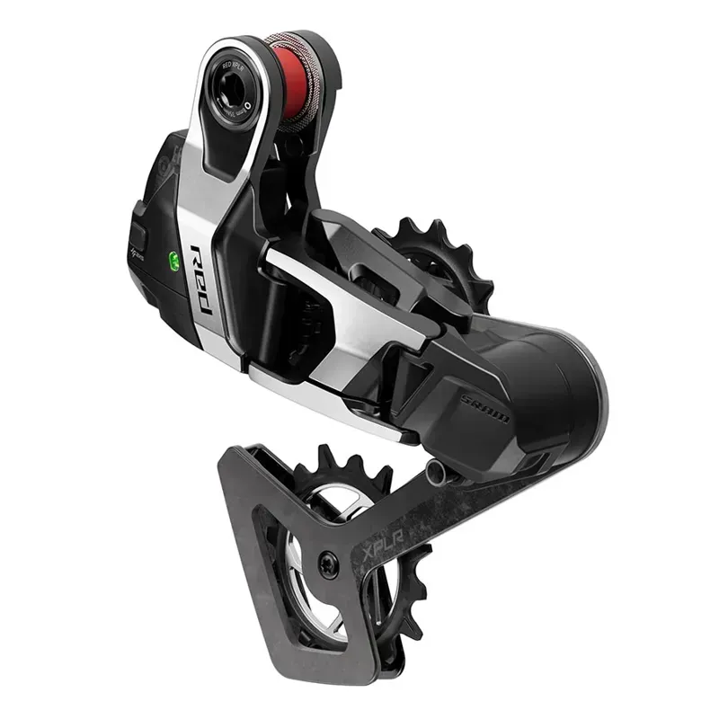 SRAM RED XPLR AXS Rear Derailleur E1 13 in Black/Silver-1
