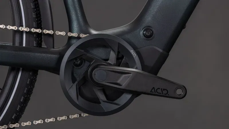 Cube Kathmandu Hybrid c:62 Slx 400x eHybrid Bike in Liquidblack/Bluedust-6