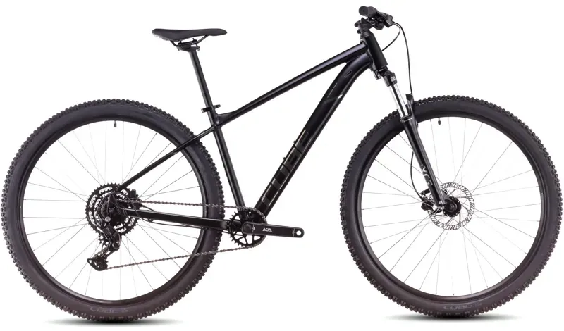 Cube Aim Pro Mountain Bike In Black/Black