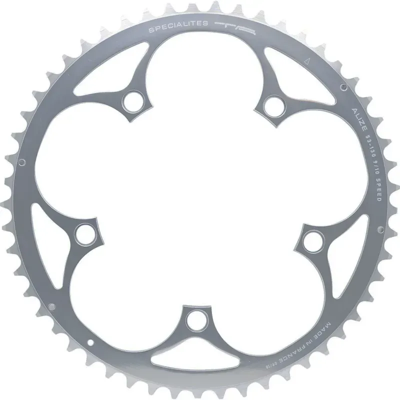 TA Alize 130-pcd 9/10-speed Chainring in Silver-2