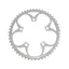 TA Zephyr 110-pcd 9/10-speed 5-arm Middle/Outer Chainring in Silver