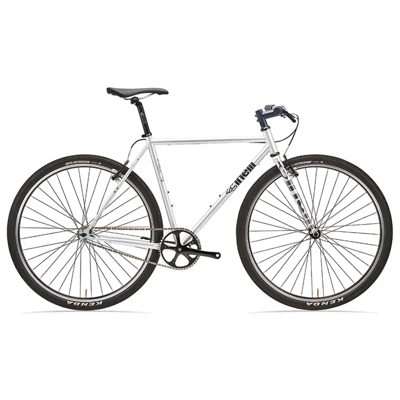 Cinelli Tutto Plus Flat Bar Bike in Silver