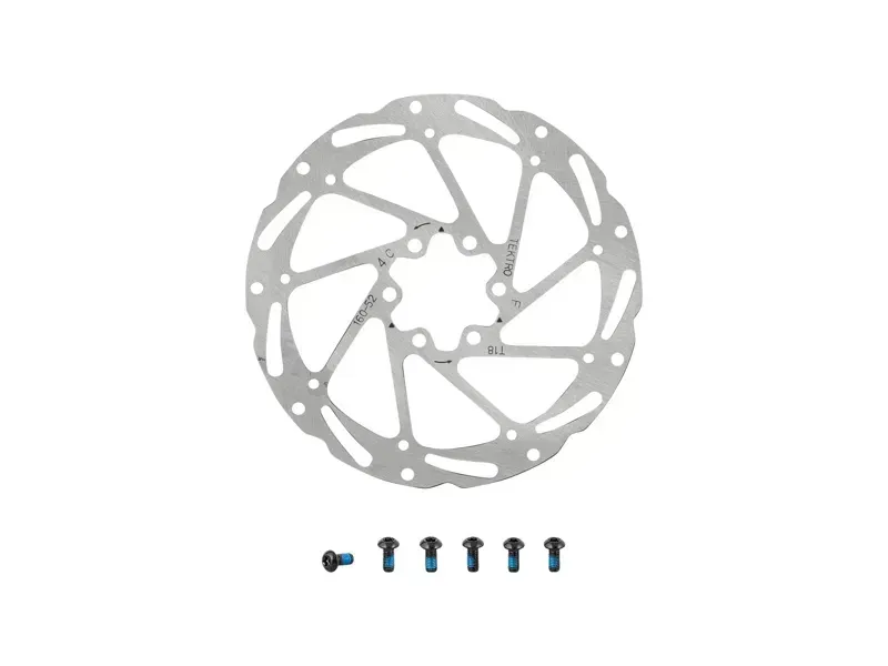 Rotor Tektro TR160-52 160mm 6-Bolt Rotor Te SILVER 160 mm-1