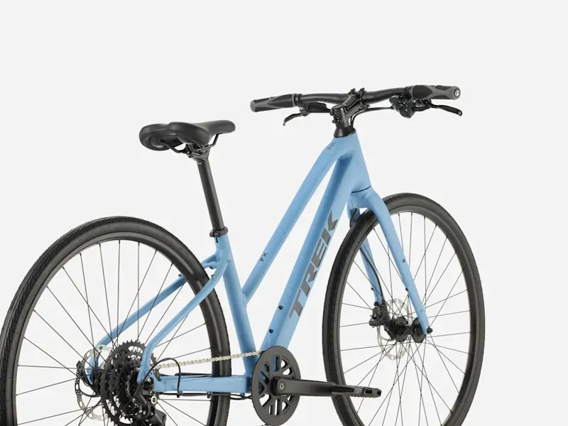 Trek FX 2 Midstep Gen 4 Hybrid / City Bike in Fjord Blue-1
