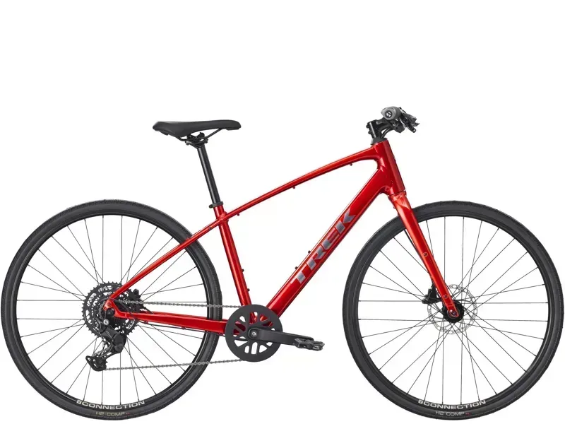 Trek FX 2 Gen 4 Hybrid City Bike in Fury Red