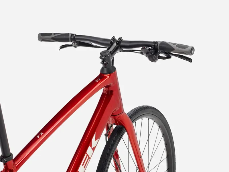 Trek FX 2 Gen 4 Hybrid City Bike in Fury Red-2