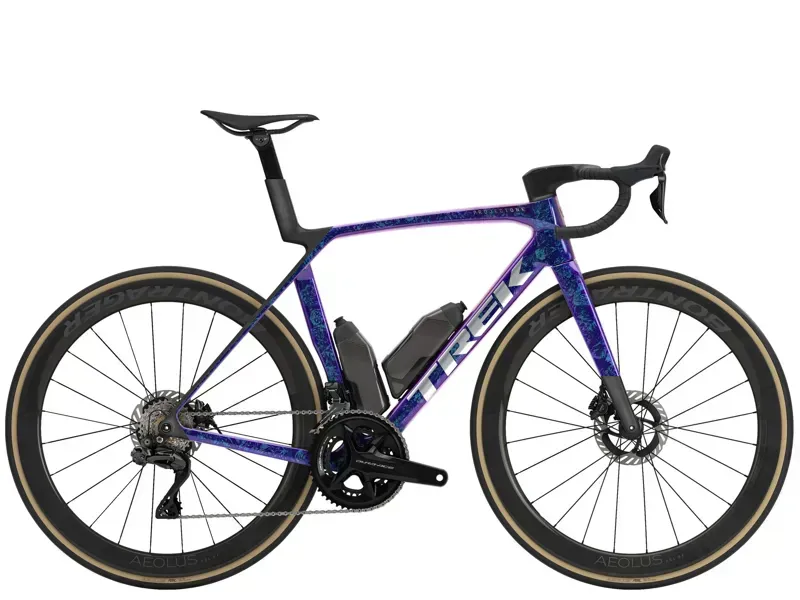 Trek Madone SLR 9 Gen 8 Road Bike in Matte Carbon Smoke/Prismatic Pearl