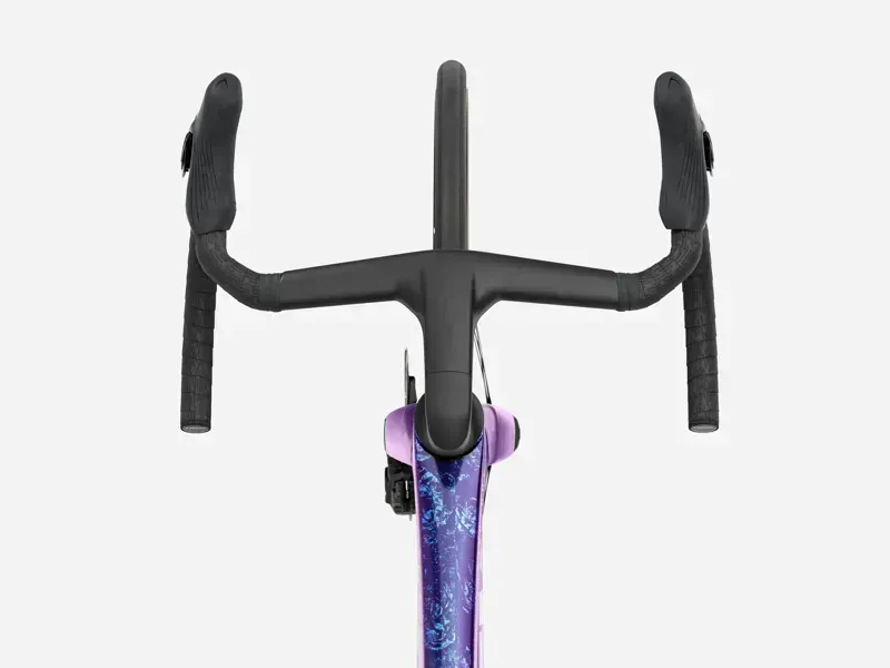 Trek Madone SLR 9 Gen 8 Road Bike in Matte Carbon Smoke/Prismatic Pearl-2