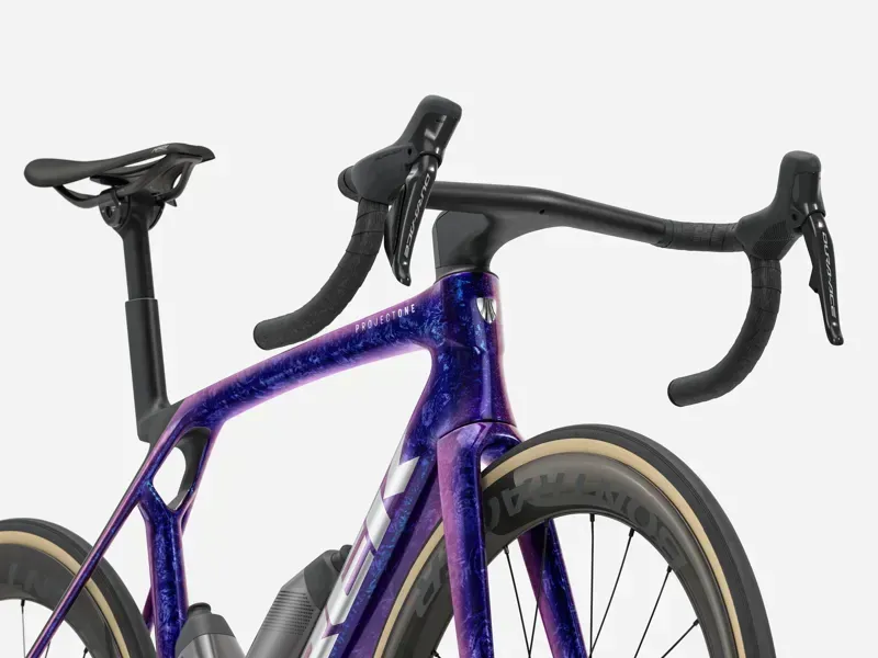 Trek Madone SLR 9 Gen 8 Road Bike in Matte Carbon Smoke/Prismatic Pearl-3