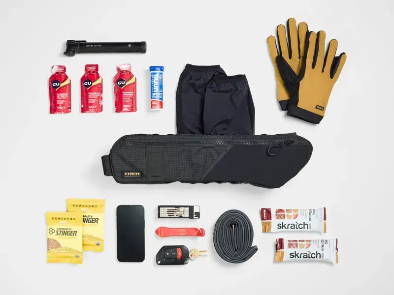 Trek Adventure Frame 2L Bag In Black-5