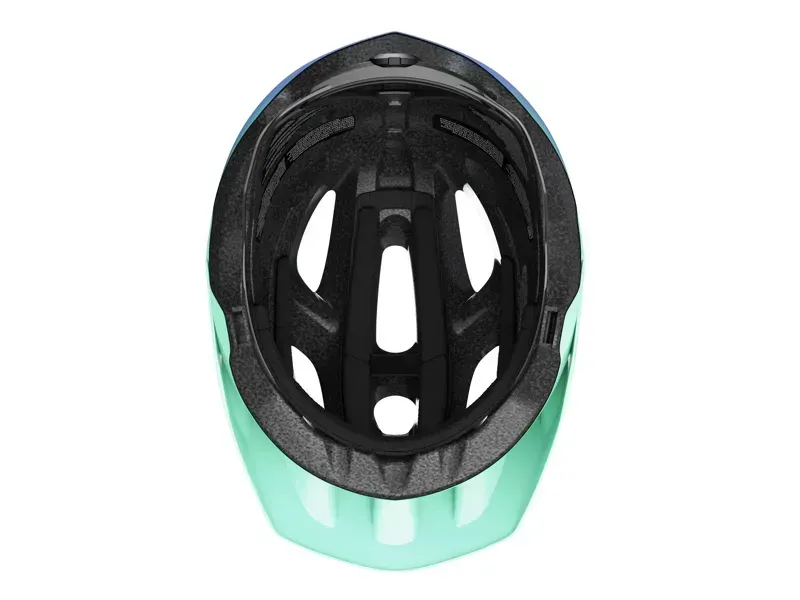 Trek Tyro Kids Bike Helmet In Aloha Green/UltraViolet/Gloss-3