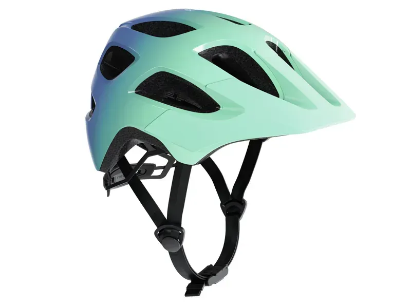 Trek Tyro Kids Bike Helmet In Aloha Green/UltraViolet/Gloss