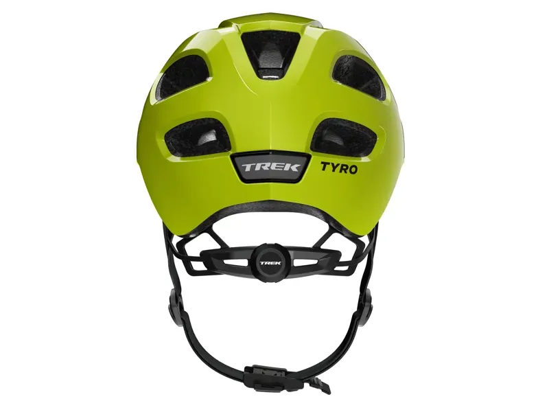 Trek Tyro Youth Helmet in Radioactive Yellow/Power Surge-2