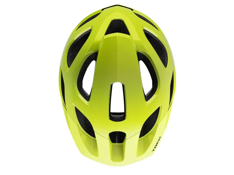 Trek Tyro Youth Helmet in Radioactive Yellow/Power Surge-5