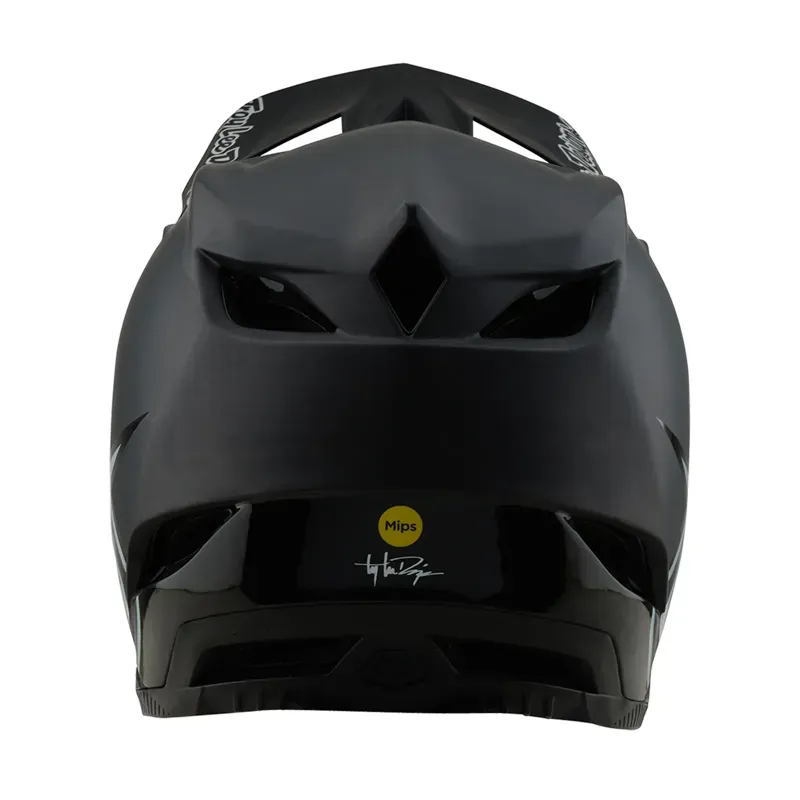 Troy Lee Designs D4 Carbon MIPS Helmet in Black/Silver-6