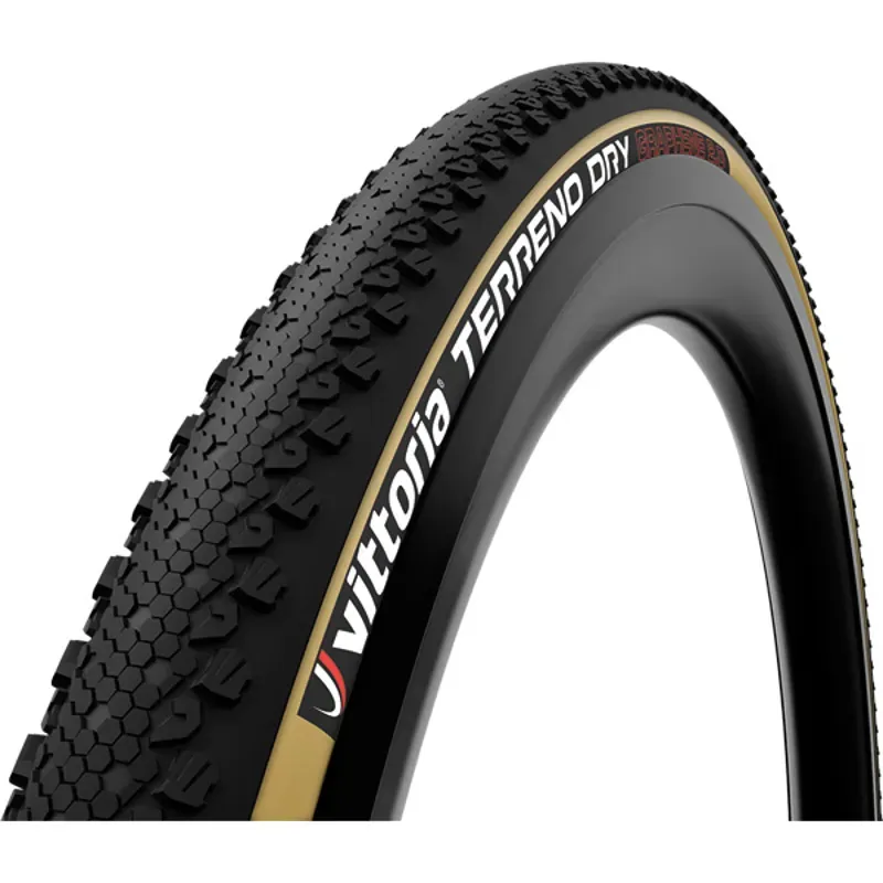 Vittoria Terreno 700x38c Foldable UST Dry Tyre in Tan/Black