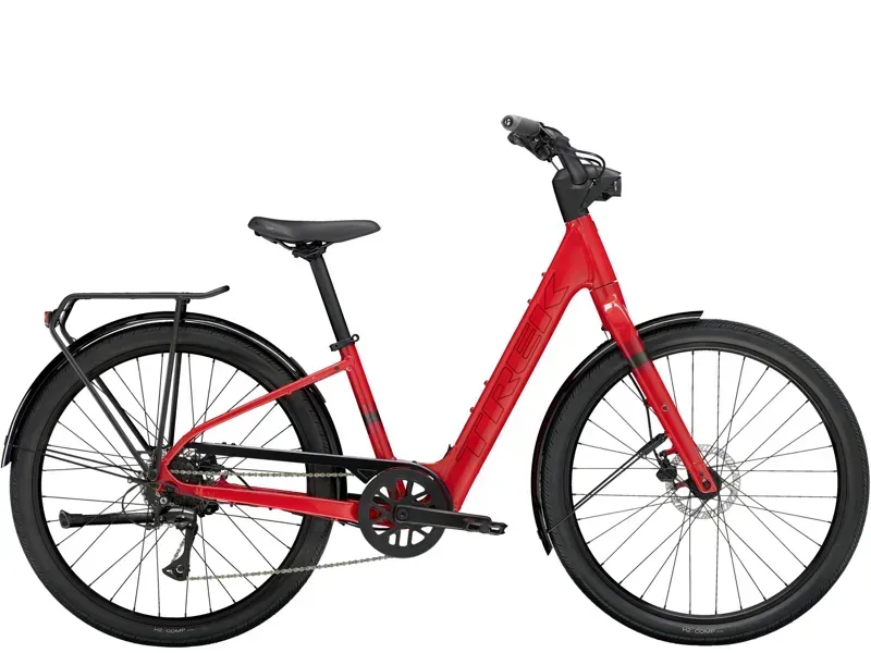 Trek Verve+ 1 Lowstep LT e-Bike In Viper Red