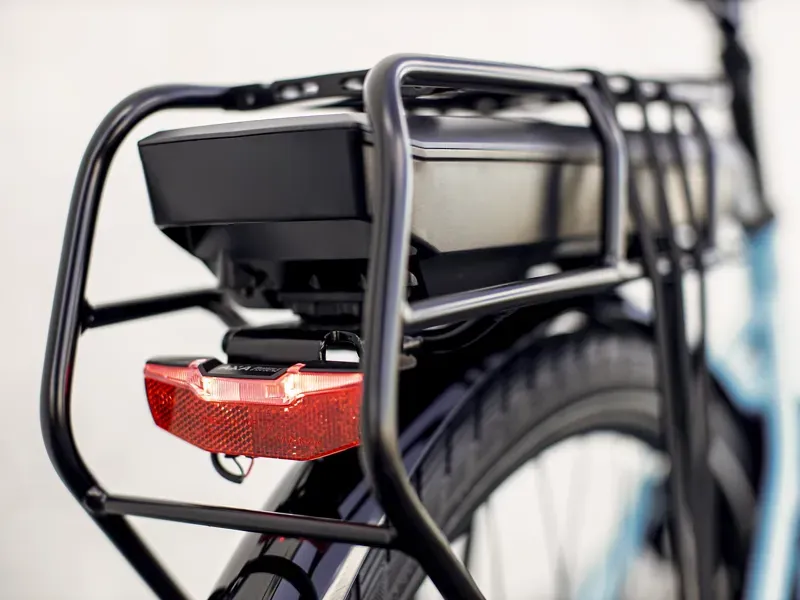 Trek Verve+ 2 Lowstep 300wh Electric Hybrid Bike in Blue-2