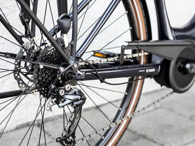  Trek Verve+ 2 Lowstep 300wh Electric Hybrid Bike in Blue-3