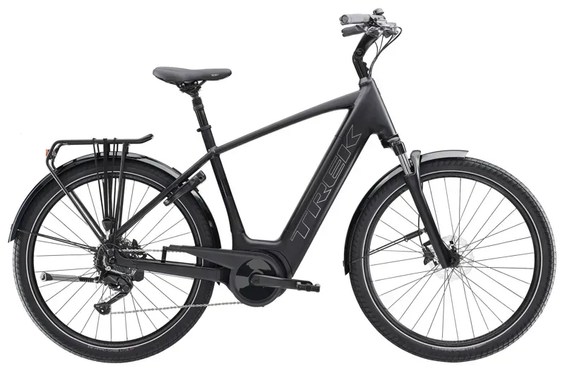 Trek Verve+ 3 Gen 3 545WH E-Hybrid Bike in Matte Trek Black