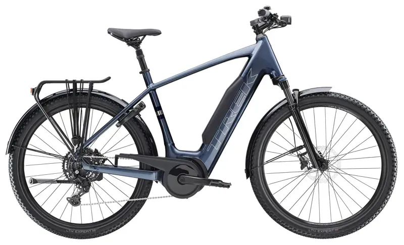 Trek Verve+ 4 800WH E-Hybrid Bike in Galactic Grey