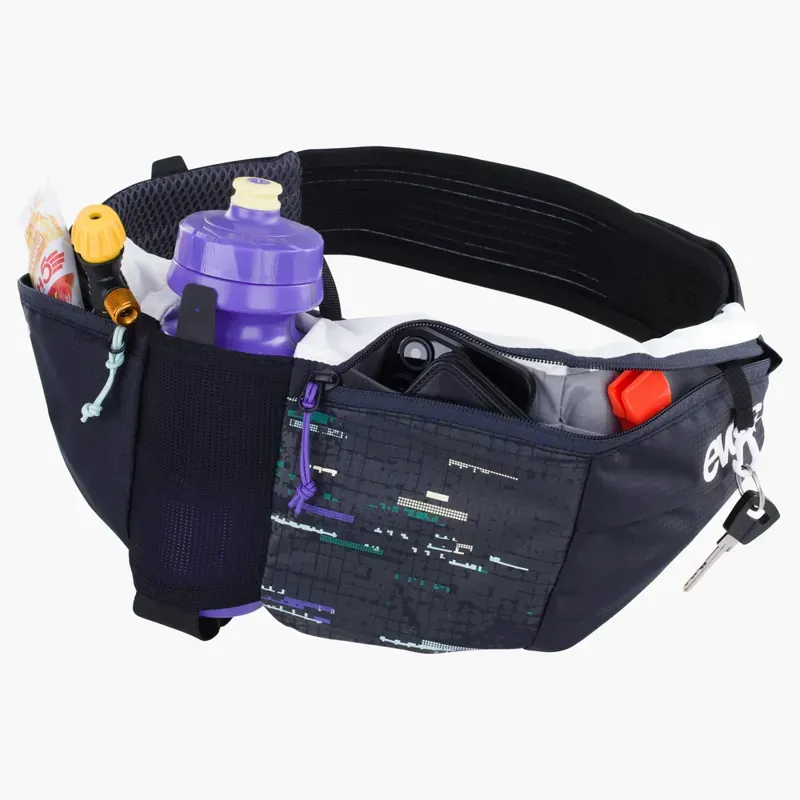EVOC Hip Pouch Pro w/Drink Bottle in Multicolour-3