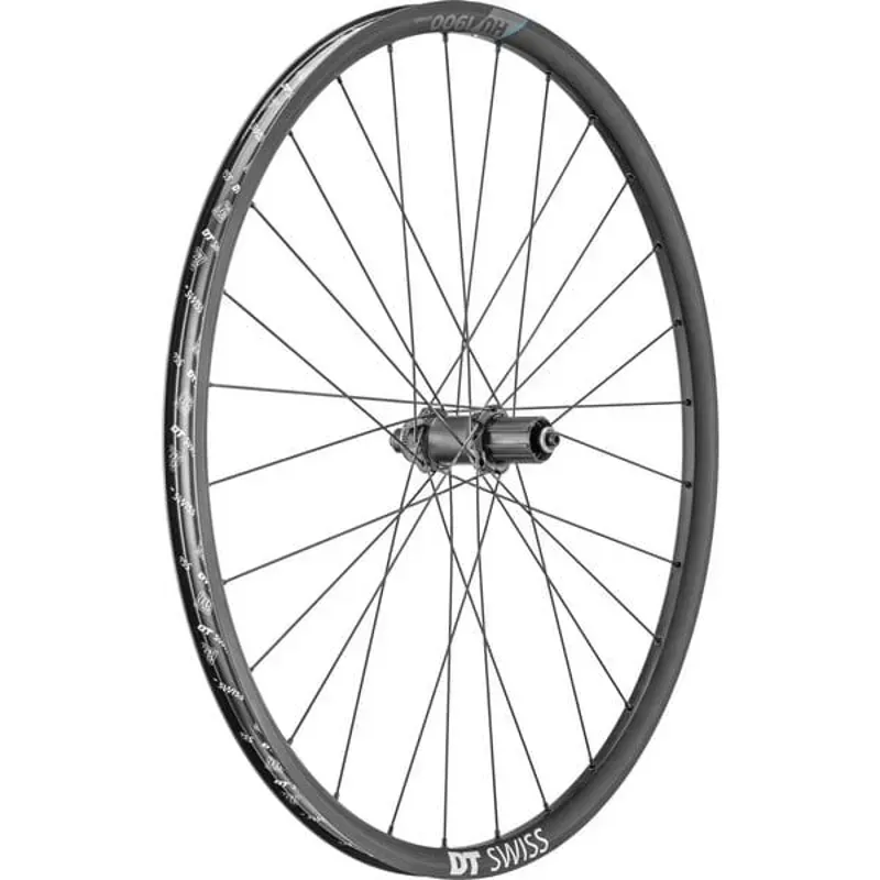 DT Swiss HU1900 QR 29in Shimano Rear Wheels in Black
