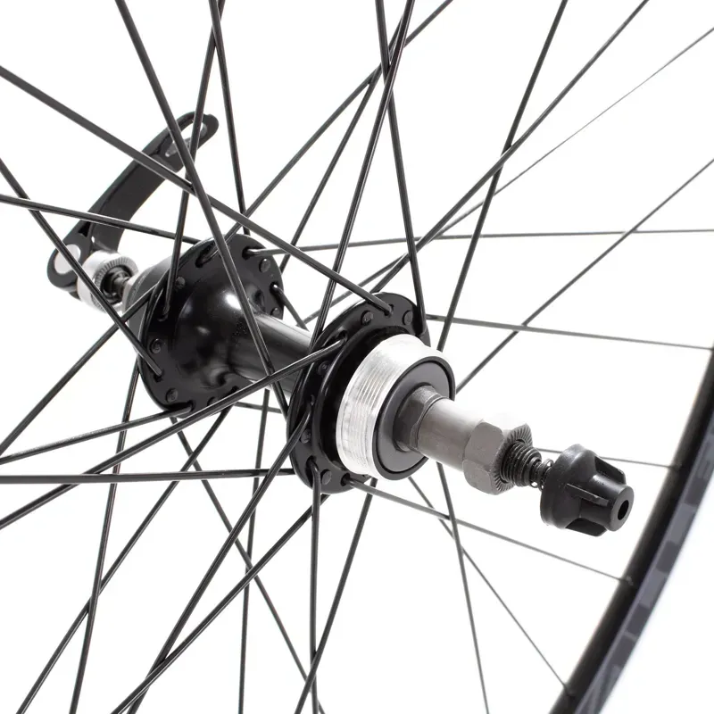 M:Part Rear Wheel qr130/dw700/Fw/Pg 32h/ Bk Black 700c-2