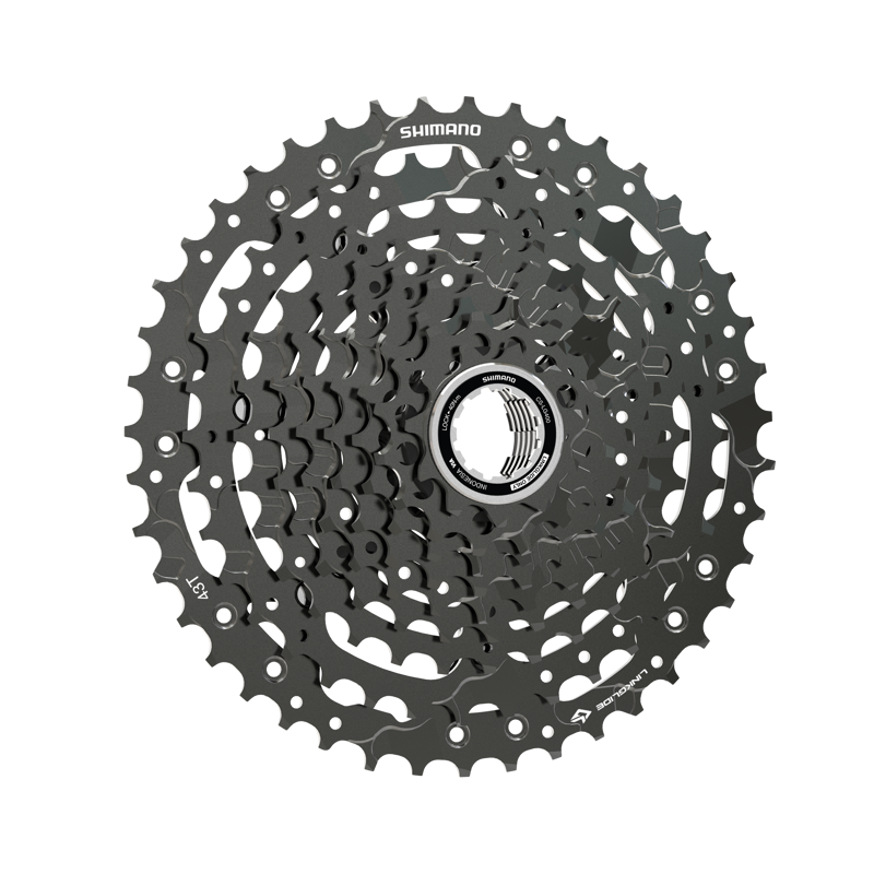 FINAL - Shimano CS-LG400-10 10-speed Linkglide Cassette in Black-1